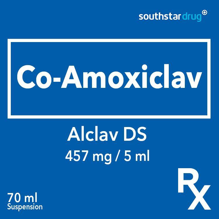 Rx: Alclav DS 457mg / 5ml 70ml Suspension - Southstar Drug