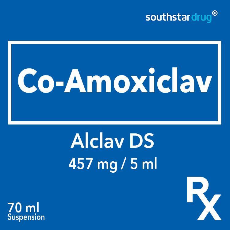 Rx: Alclav DS 457 mg / 5 ml 70 ml Suspension - Southstar Drug