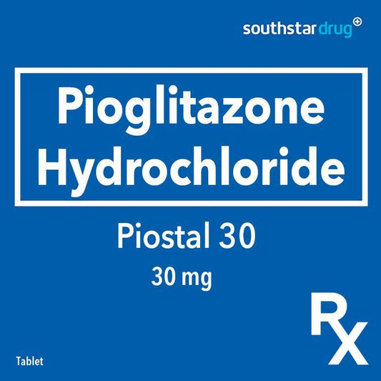 Rx: Piostal 30 30mg Tablet - Southstar Drug