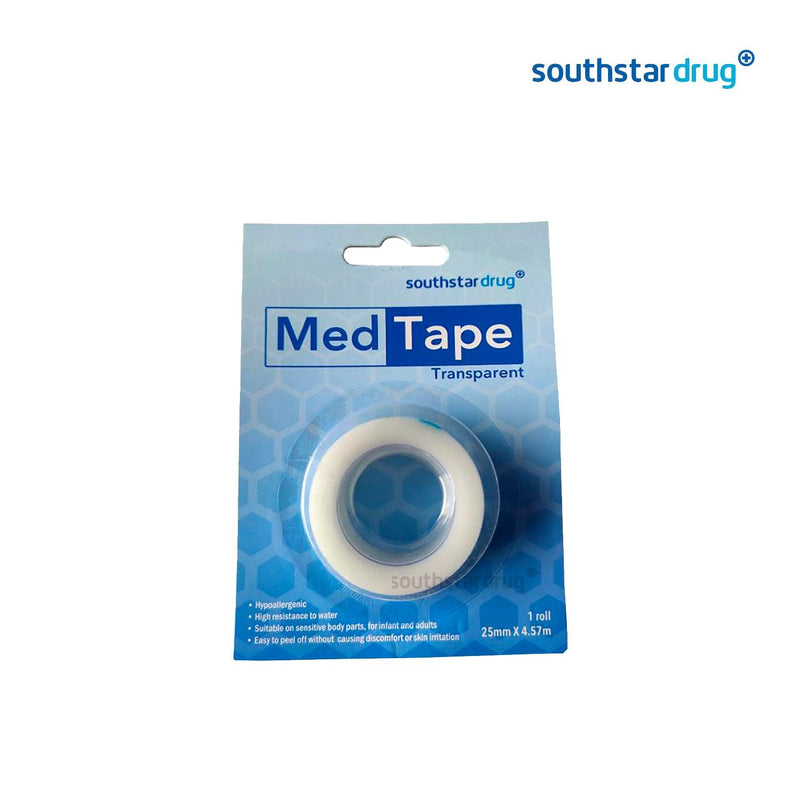 Southstar Drug Med Tape Transparent 12.5 mm x 4.57 m - Southstar Drug