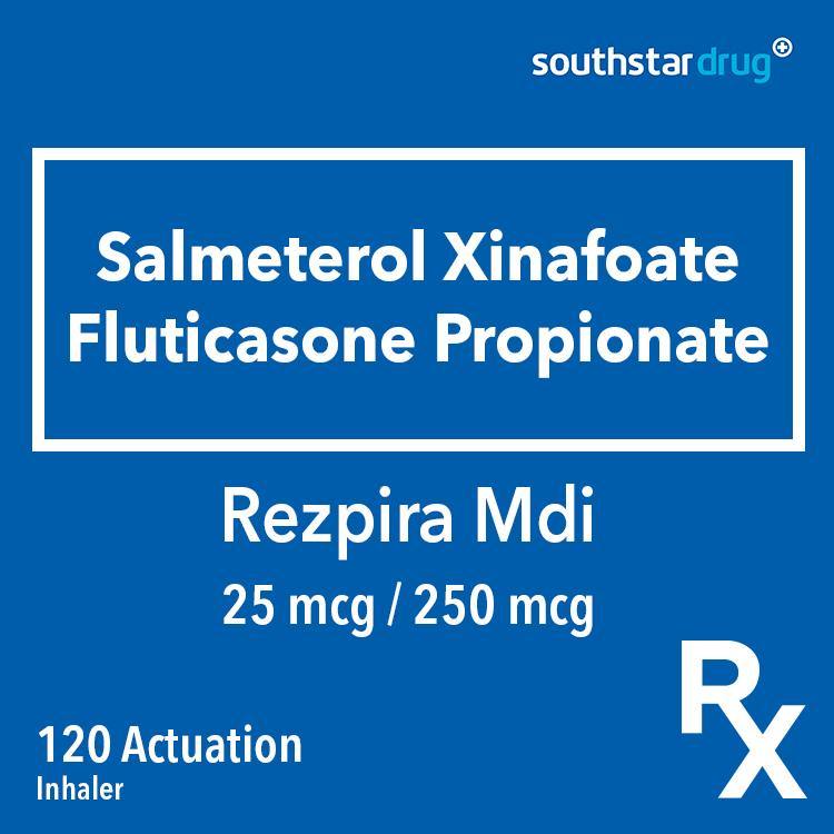 Rx: Rezpira 25mcg / 250mcg 120 Actuation Metered Dose Inhaler - Southstar Drug