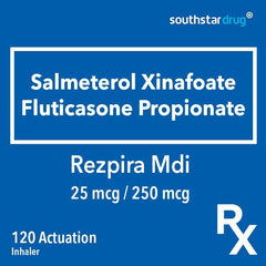 Rx: Rezpira 25 mcg / 250 mcg 120 Actuation Metered Dose Inhaler - Southstar Drug