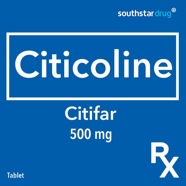 Rx: Citifar 500mg Tablet - Southstar Drug