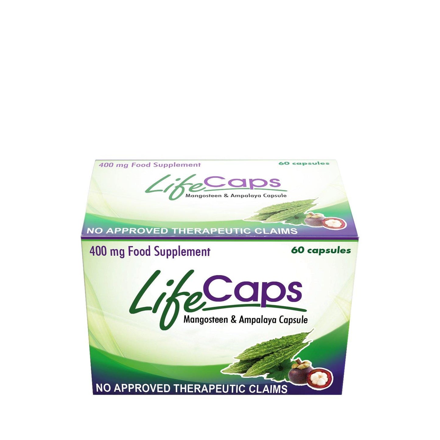 LifeCaps 400mg Mangosteen & Ampalaya Capsule - 60s - Southstar Drug