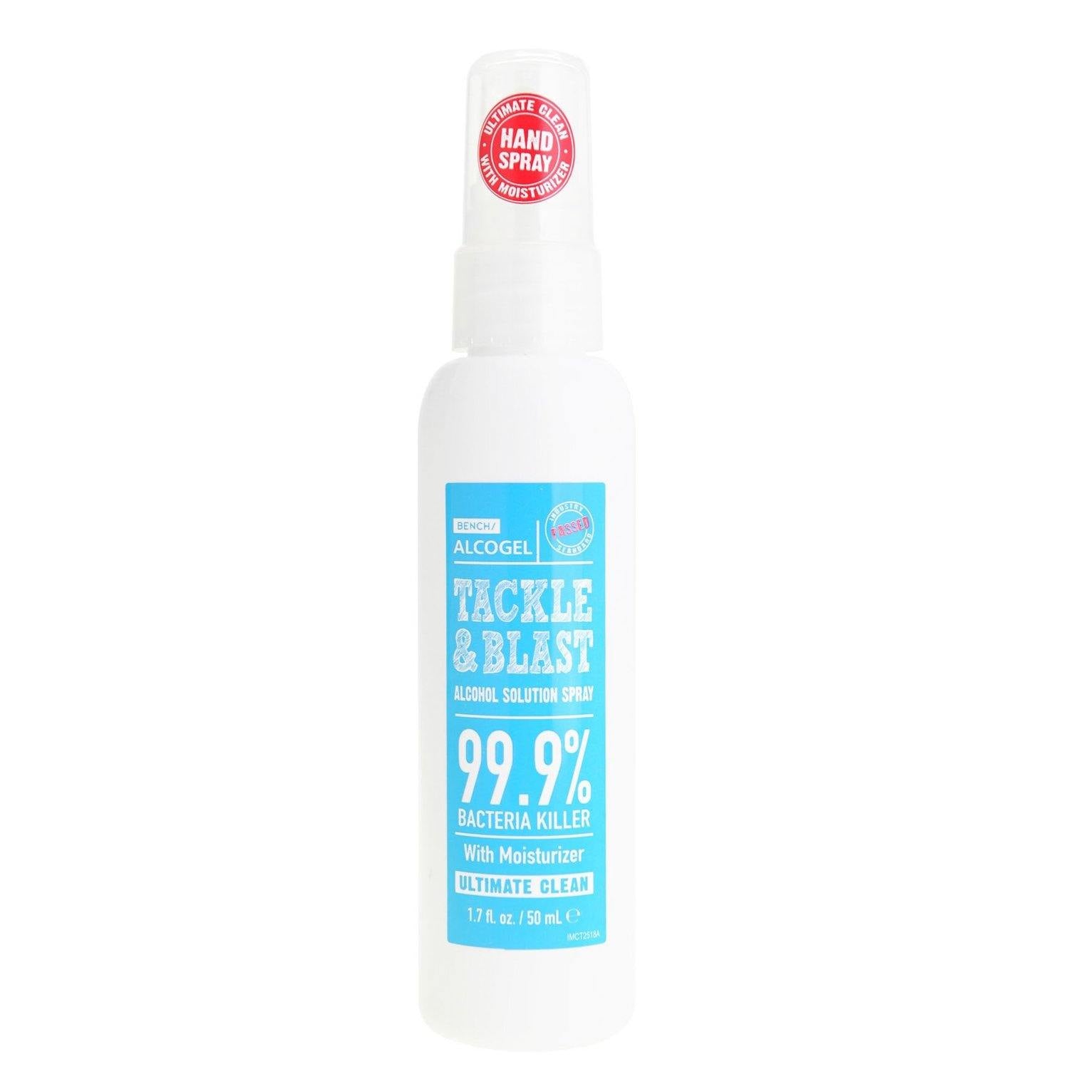 Bench Alcogel Tackle & Blast Alcohol Solution Spray 50ml - Southstar Drug