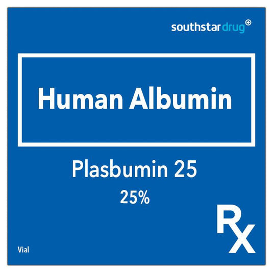 Rx: Plasbumin 25 0.25 Vial - Southstar Drug