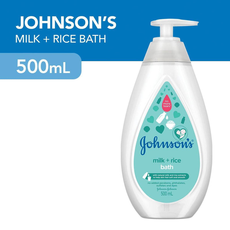 Johnson's Baby Bath Milk Plus Rice 500ml - Southstar Drug