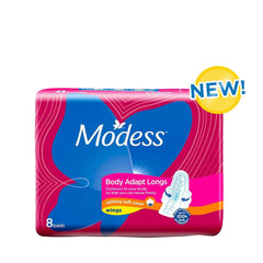 Modess Body Adapt Longs With Wings Napkin - 8s - Southstar Drug