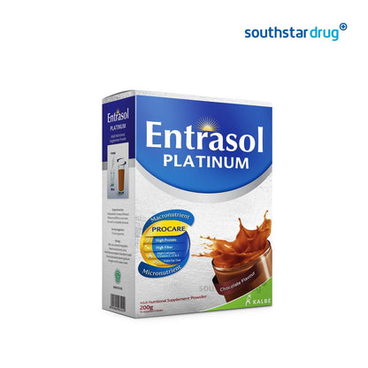 Entrasol Platinum Chocolate Flavour Powder 200g - Southstar Drug