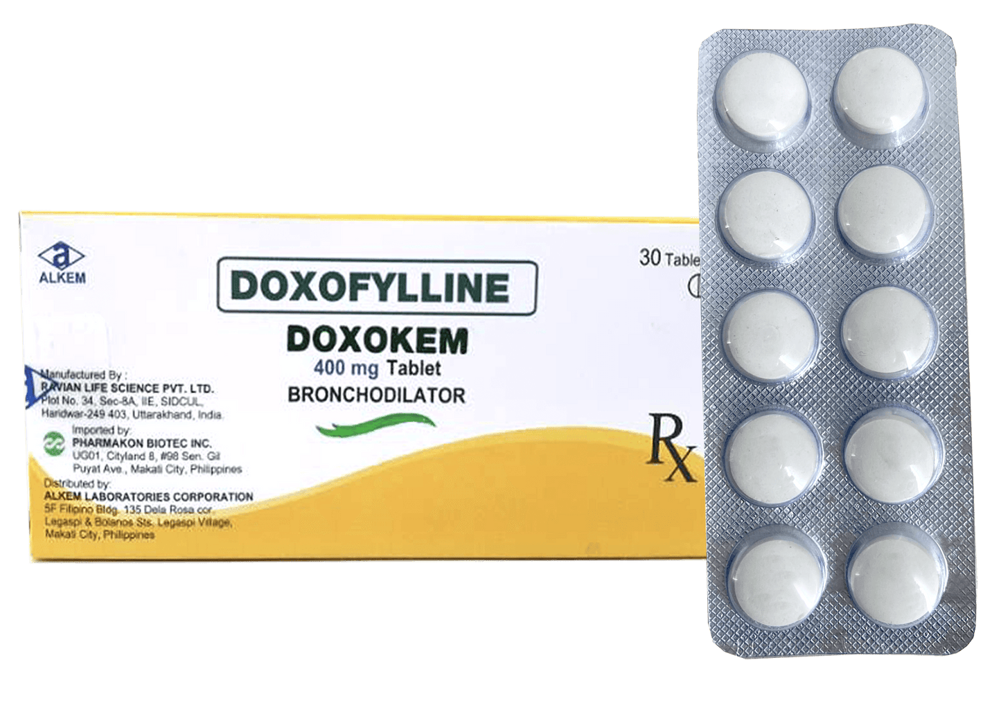 Rx: Doxokem 400mg Tablet - Southstar Drug