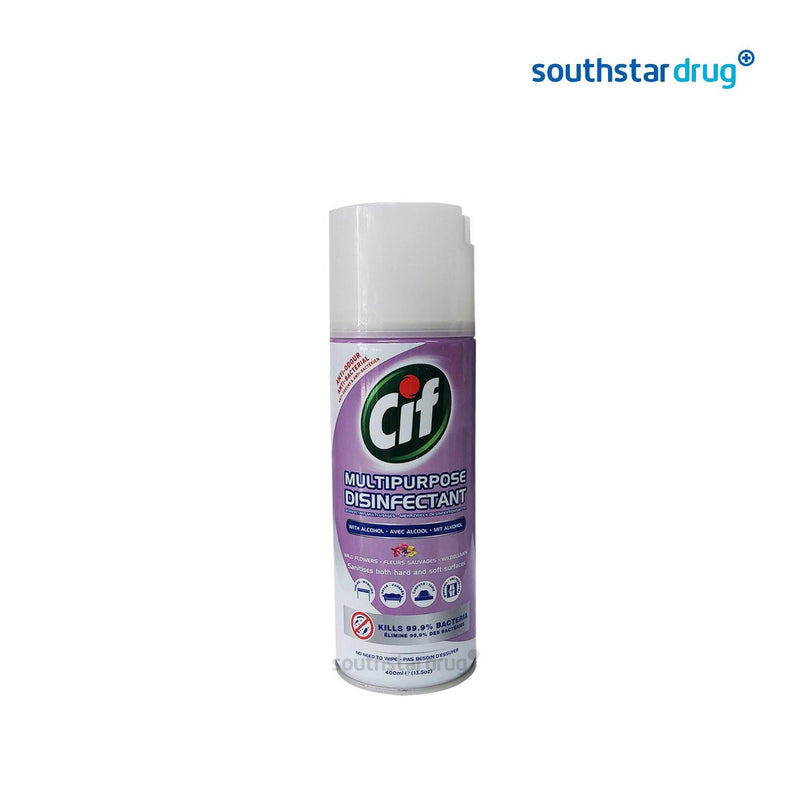 Cif Multipurpose Disinfectant Spray Wild Flowers 400ml - Southstar Drug