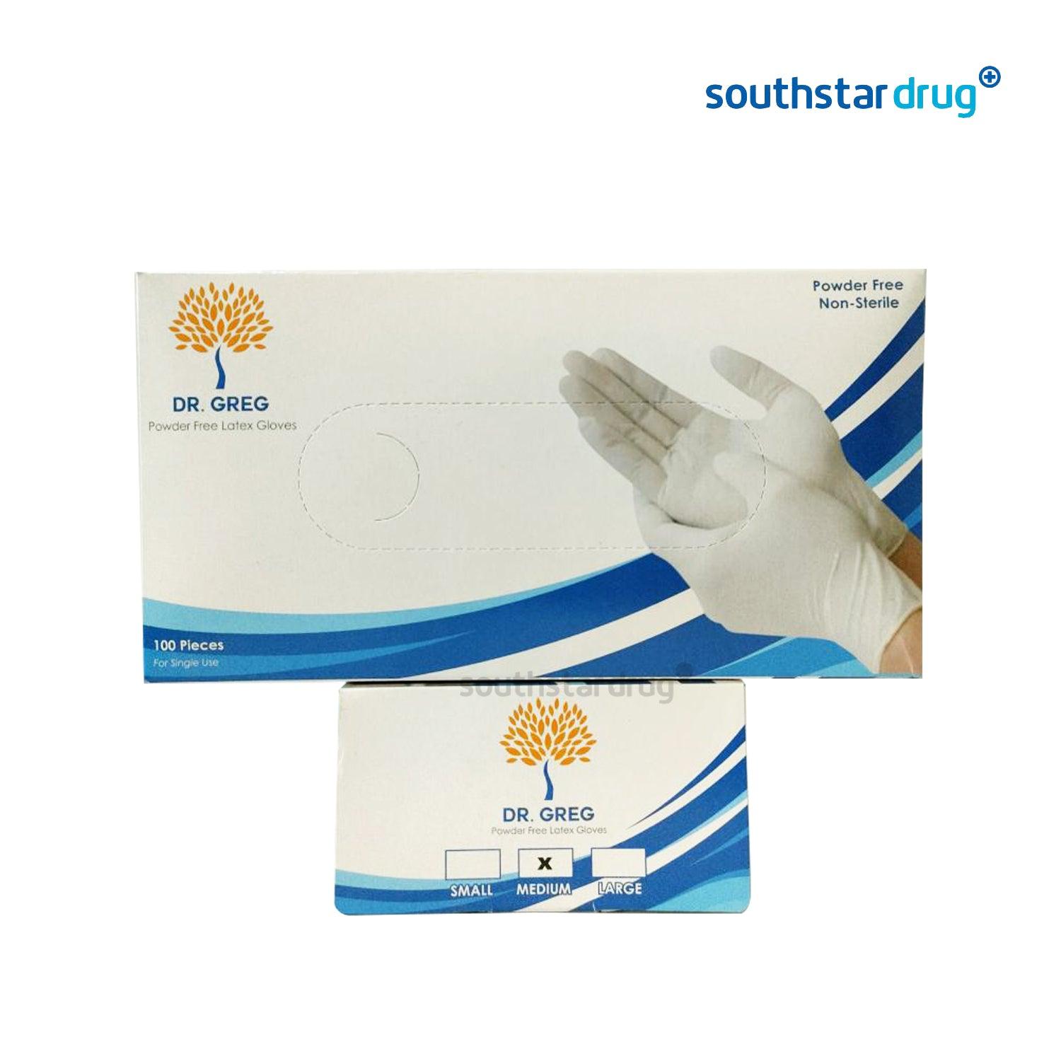 Dr. Greg Powder Free Latex Gloves Medium - Southstar Drug