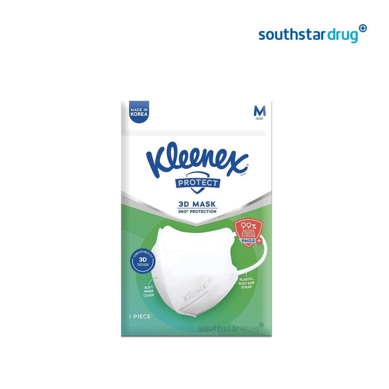 Kleenex Protect 3D Mask White Medium - Southstar Drug