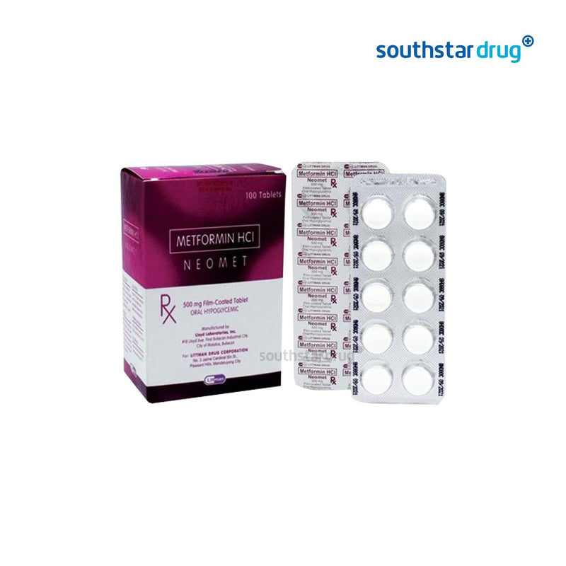 Rx: Neomet 500mg Tablet - Southstar Drug