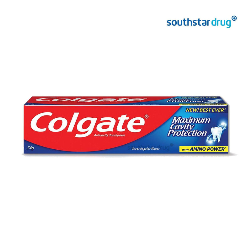 Colgate Great Regular Flavor With Amino Power Toothpaste 74 g - Southstar Drug