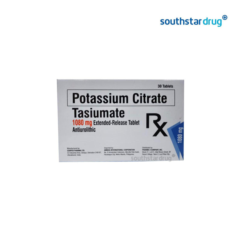 Rx: Tasiumate 1080mg Tablet - Southstar Drug