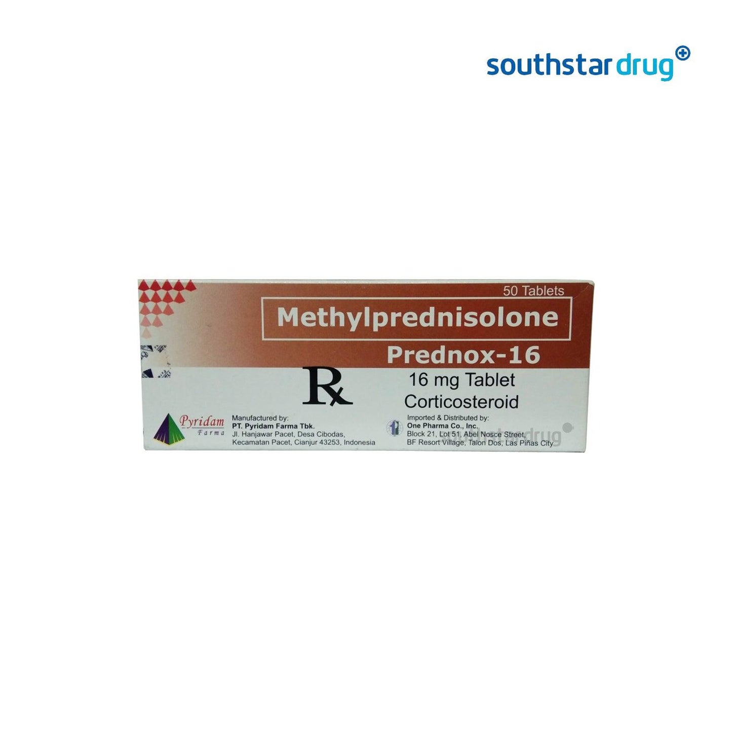 Rx: Prednox-16 16mg Tablet - Southstar Drug