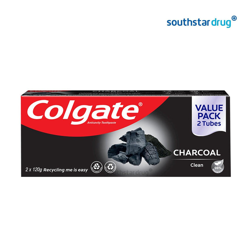 Colgate Charcoal Clean Toothpaste 115 g x 2 - Southstar Drug