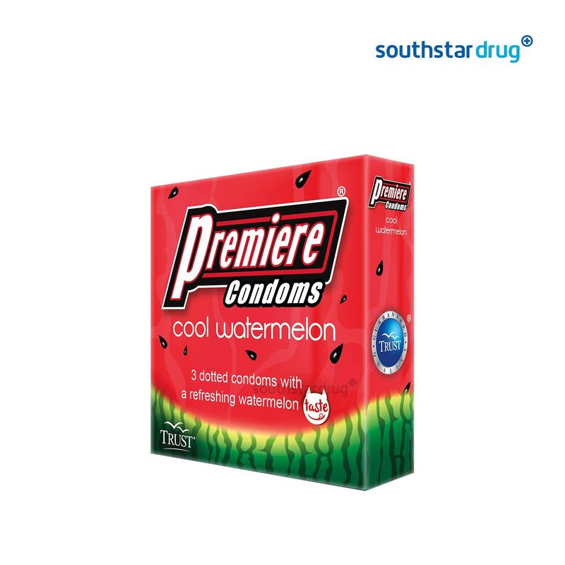 Premiere Cool Watermelon Condom - 3s - Southstar Drug