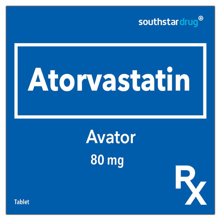 Rx: Avator 80mg Tablet - Southstar Drug