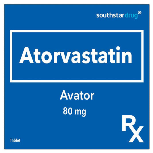 Rx: Avator 80mg Tablet - Southstar Drug