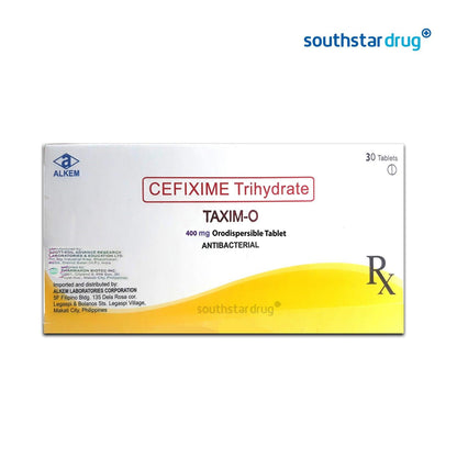 Rx: Taxim O 400 400mg Tablet - Southstar Drug