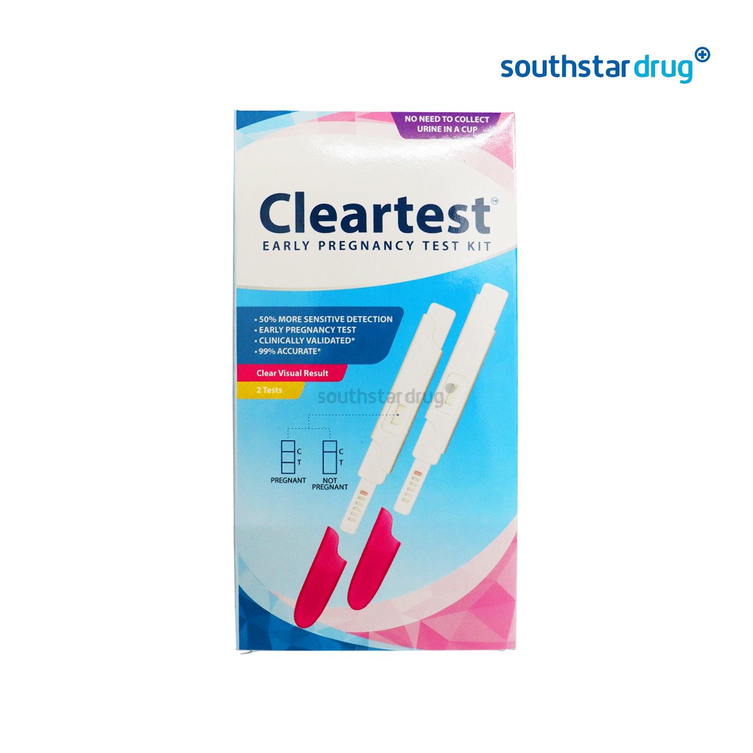 Cleartest Kit Early Pregnancy Test - 2s - Southstar Drug