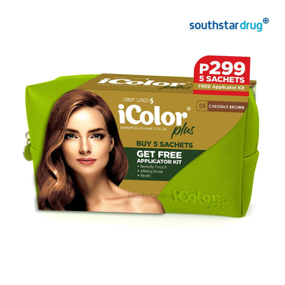 IColor Plus Chestnut Brown 30ml - 5s - Southstar Drug