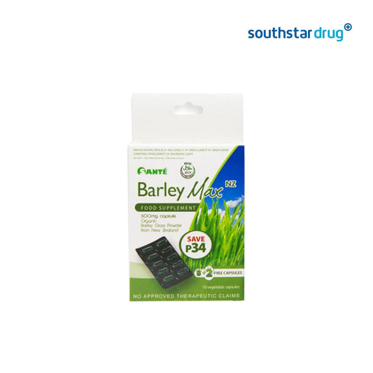 Sante Barley Max 500mg Capsule - 10s - Southstar Drug