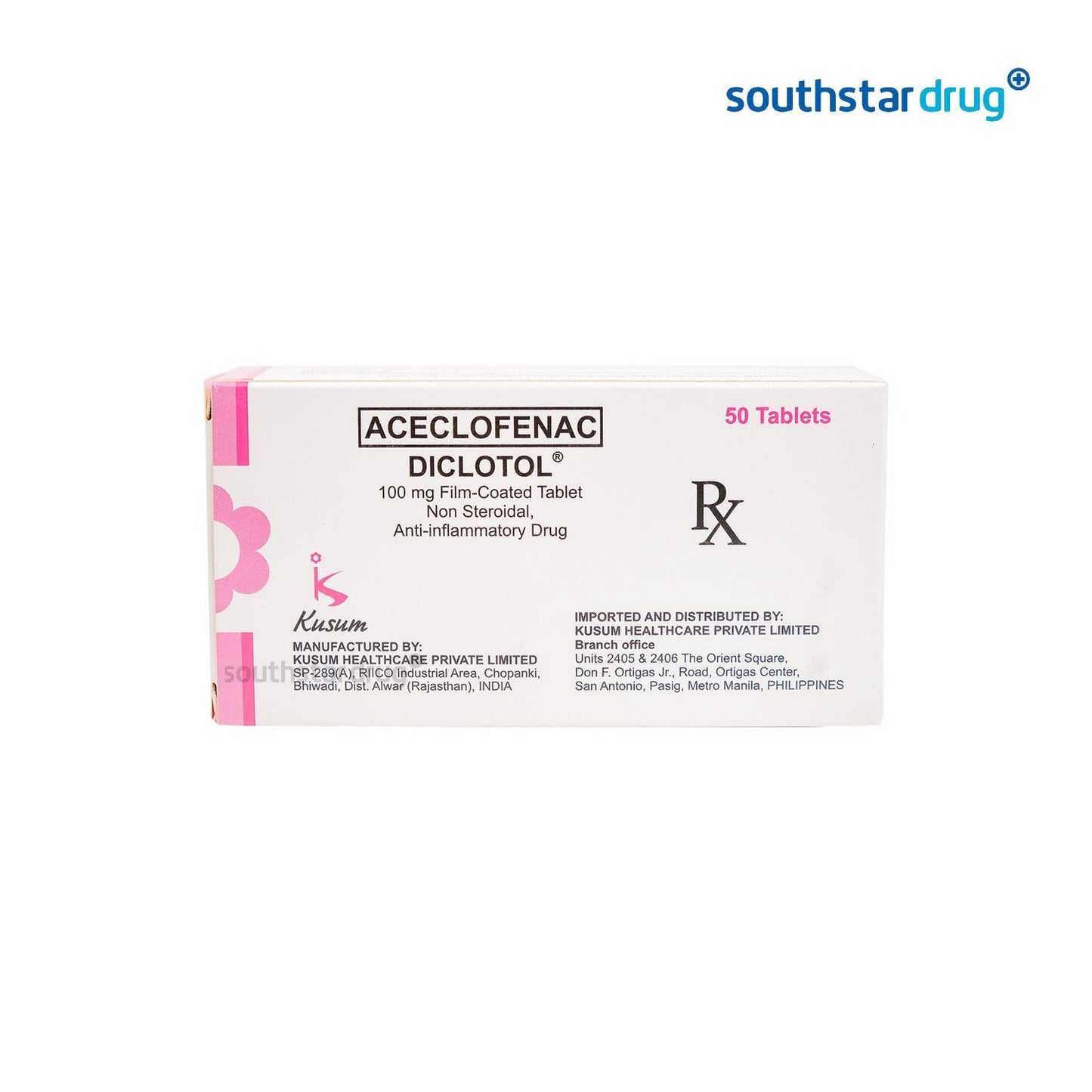 Rx: Diclotol 100mg Tablet - Southstar Drug