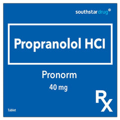 Rx: Pronorm 40mg Tablet - Southstar Drug