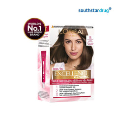 Loreal Excellence 5 Light Brown Hair Color - Southstar Drug