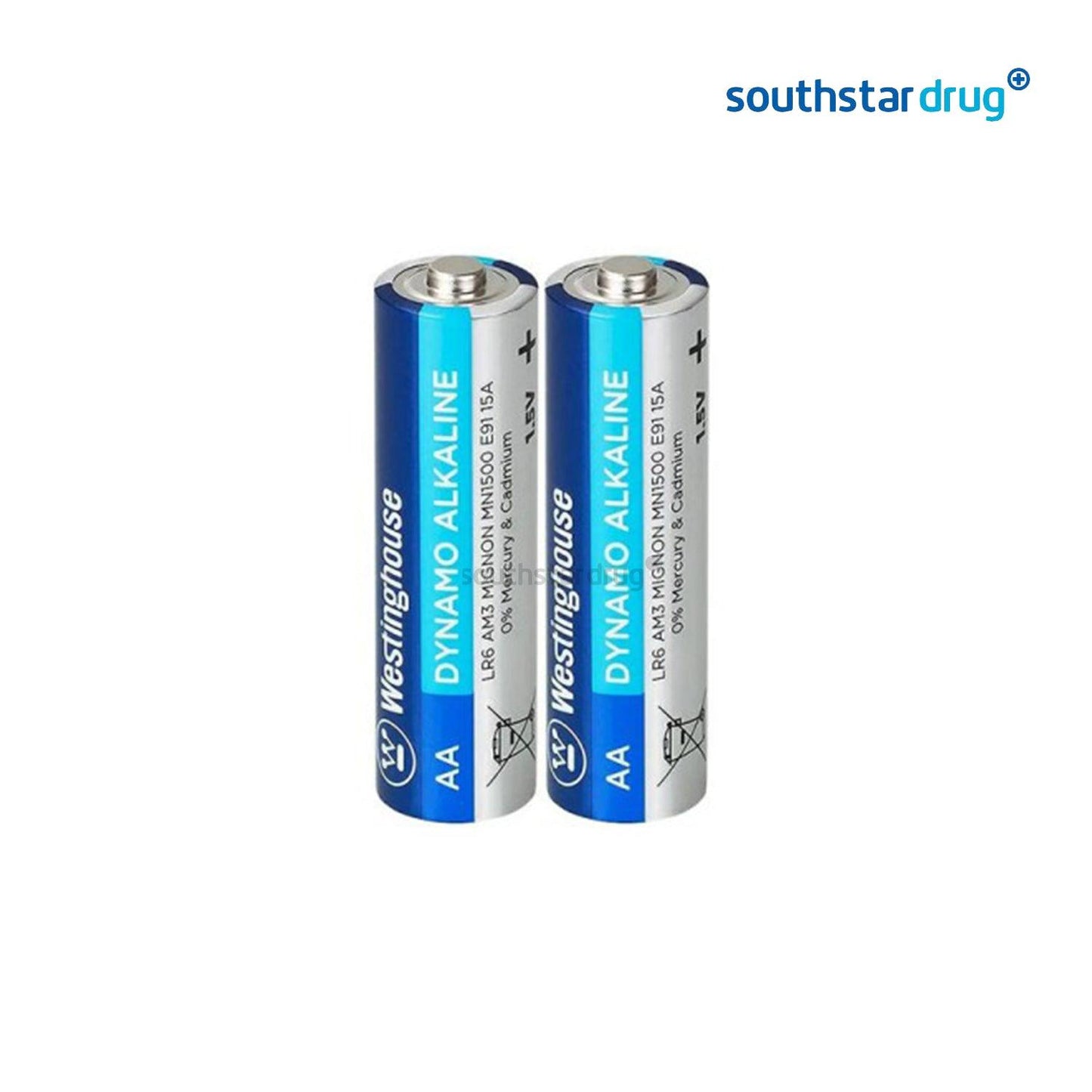 Westinghouse Dynamo Alkaline AA Battery - 2s - Southstar Drug