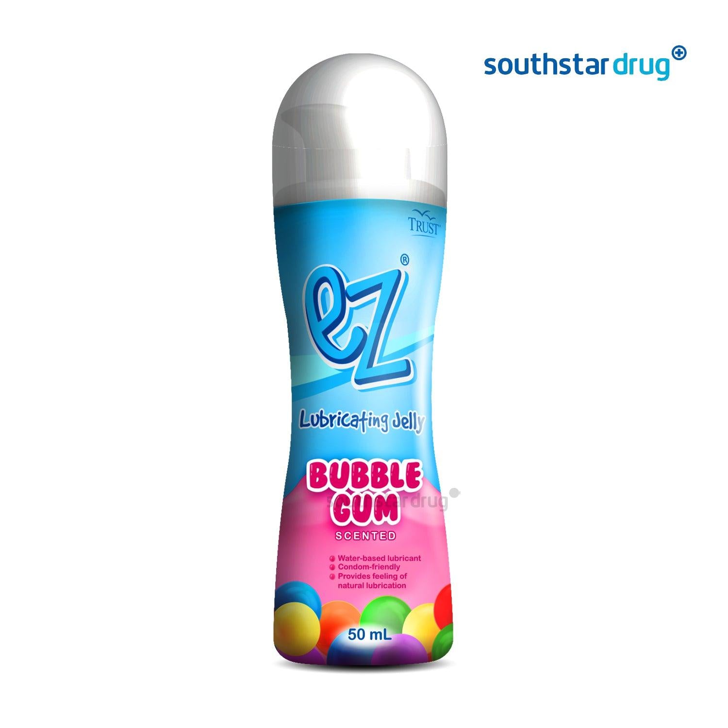 Ez Lubricating Jelly Bubble Gum Scented 50ml - Southstar Drug