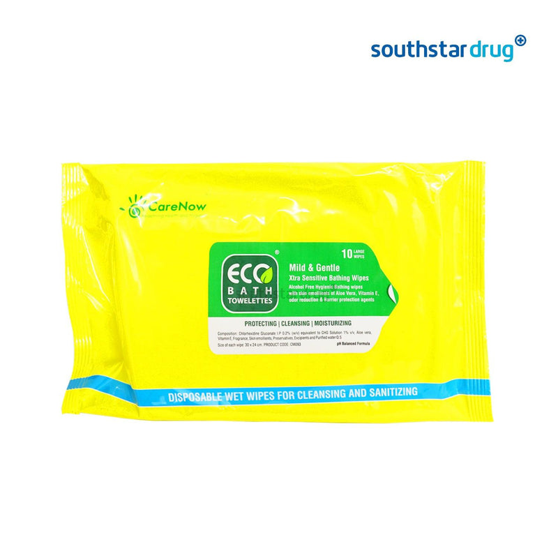 Eco Bath Towelletes Large - 10s - Southstar Drug