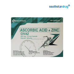 Civaz 500mg / 10mg Capsule - 20s - Southstar Drug