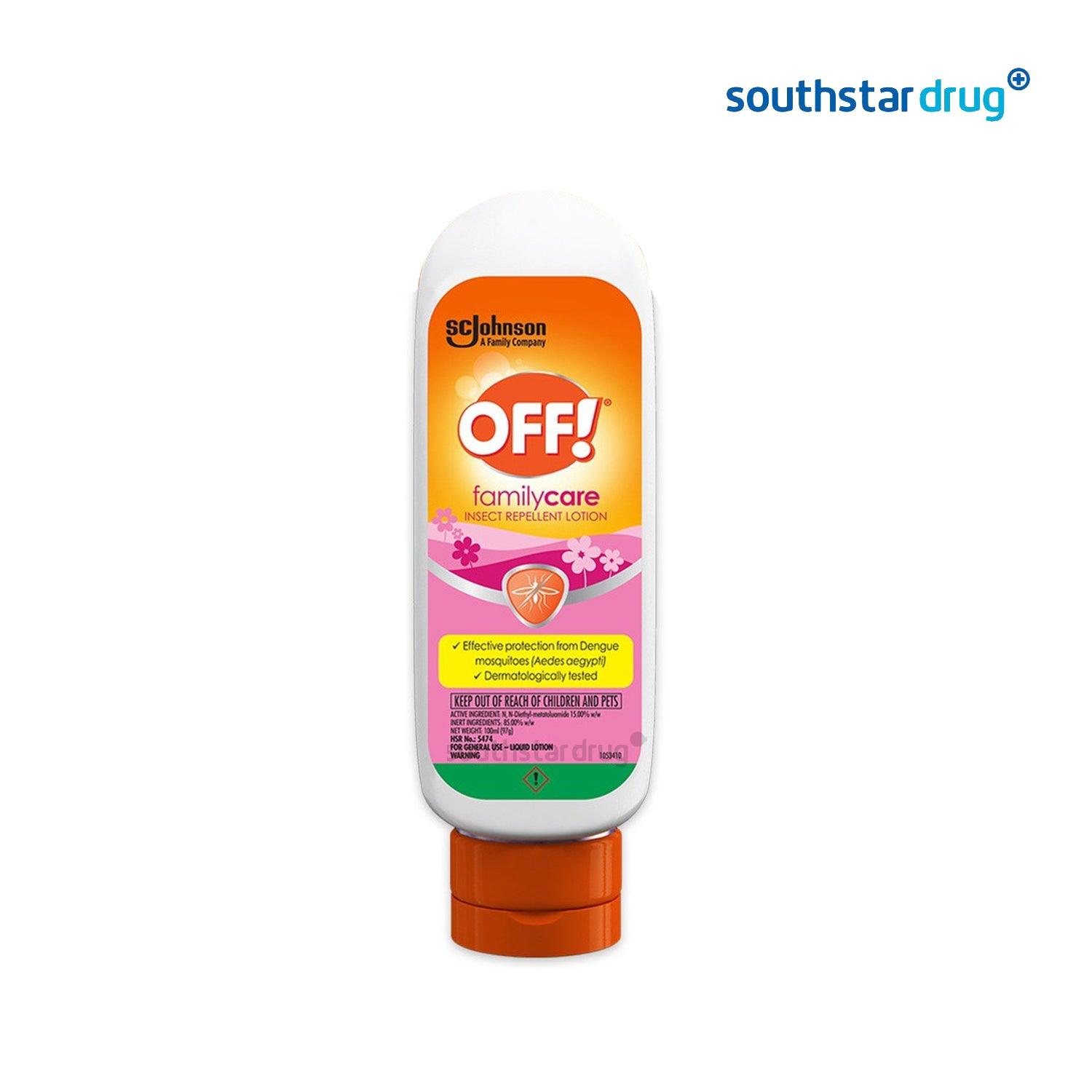 Off Family Care Lotion 100ml - Southstar Drug