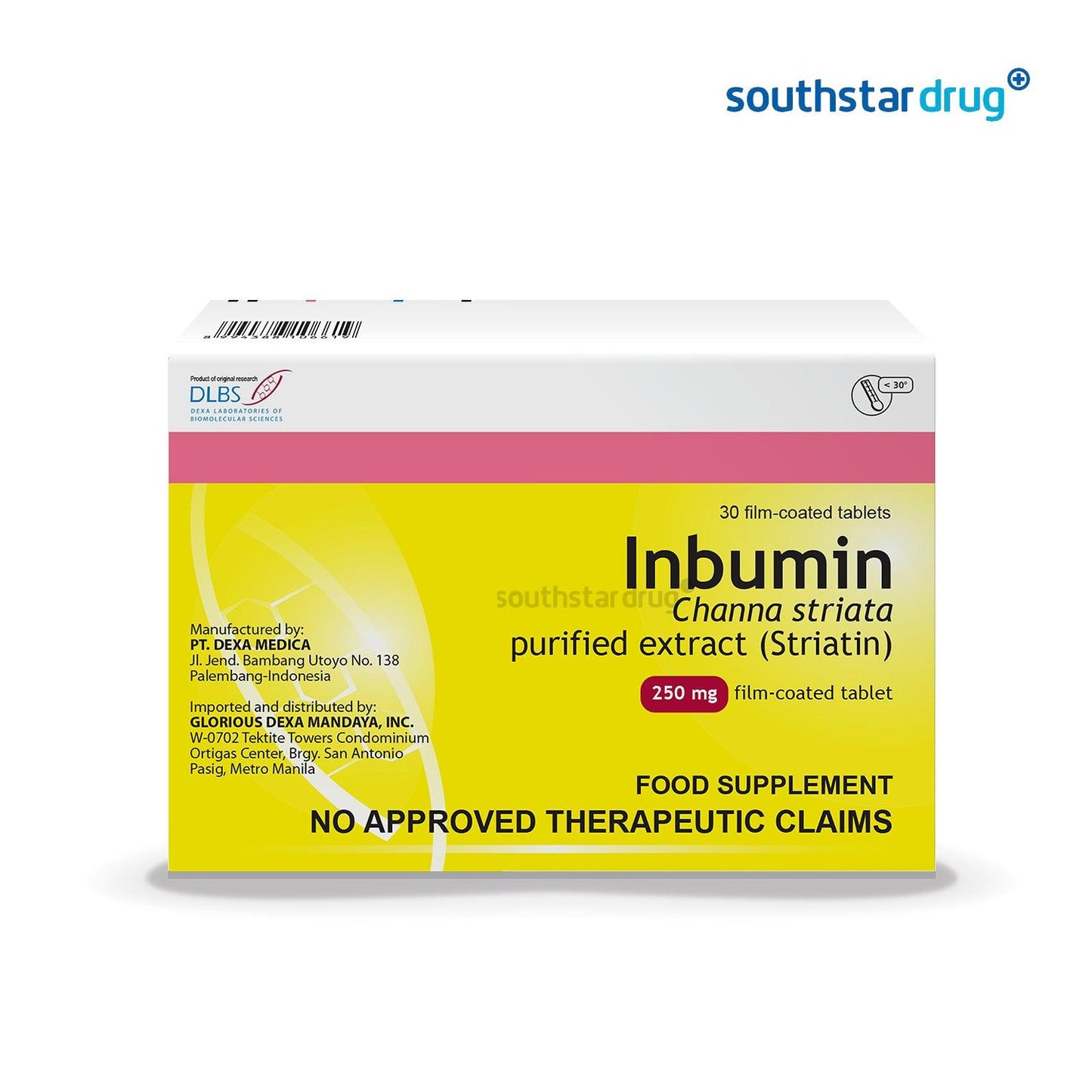 Inbumin 250mg Tablet - 10s - Southstar Drug