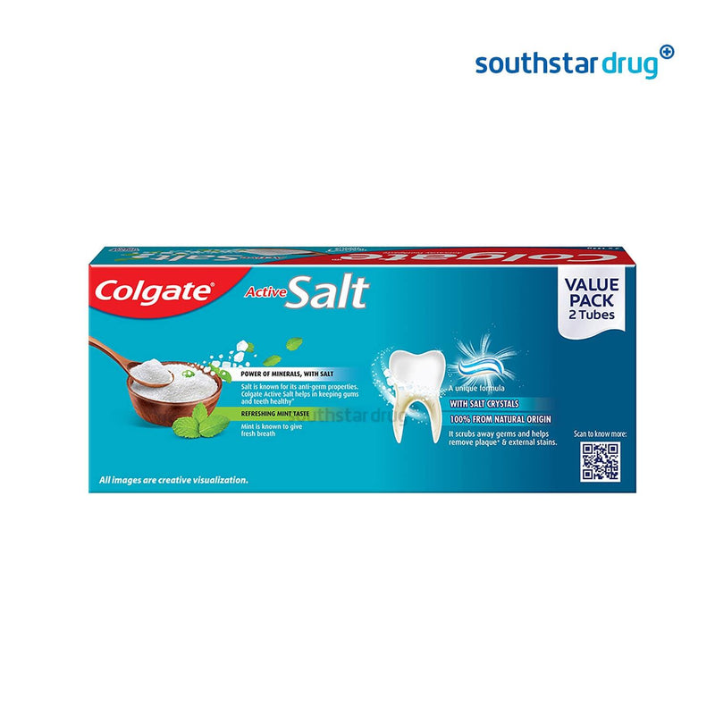 Colgate Active Salt Natural Toothpaste 133g Value Pack - Southstar Drug
