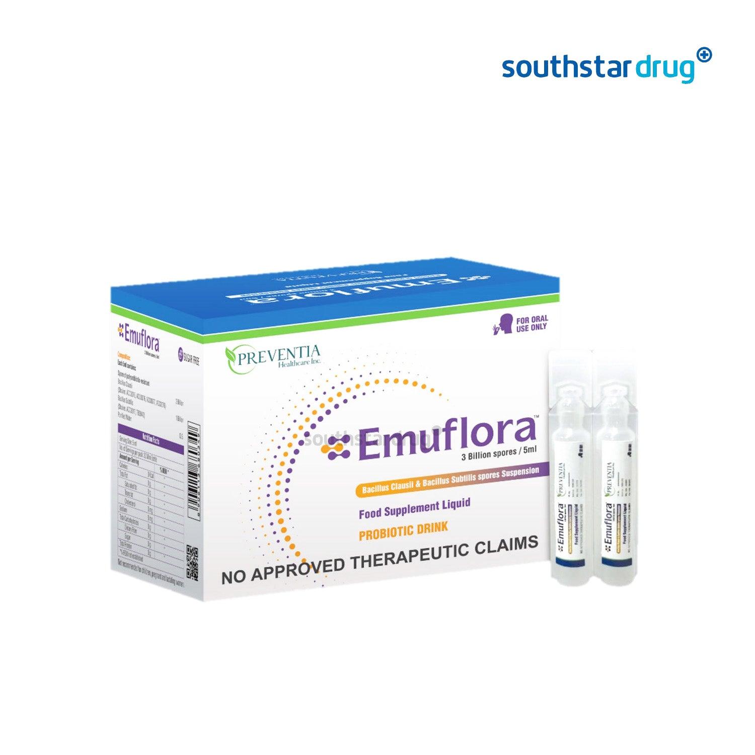 Emuflora 3 Billion Spores Suspension 5ml - Southstar Drug