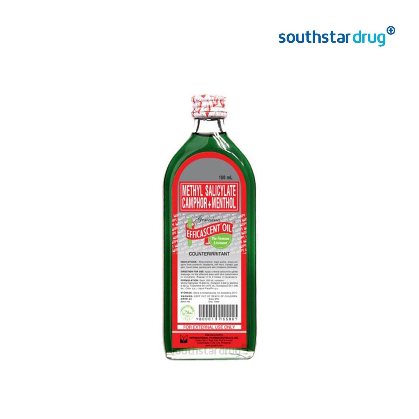 Efficascent Oil 100ml - Southstar Drug