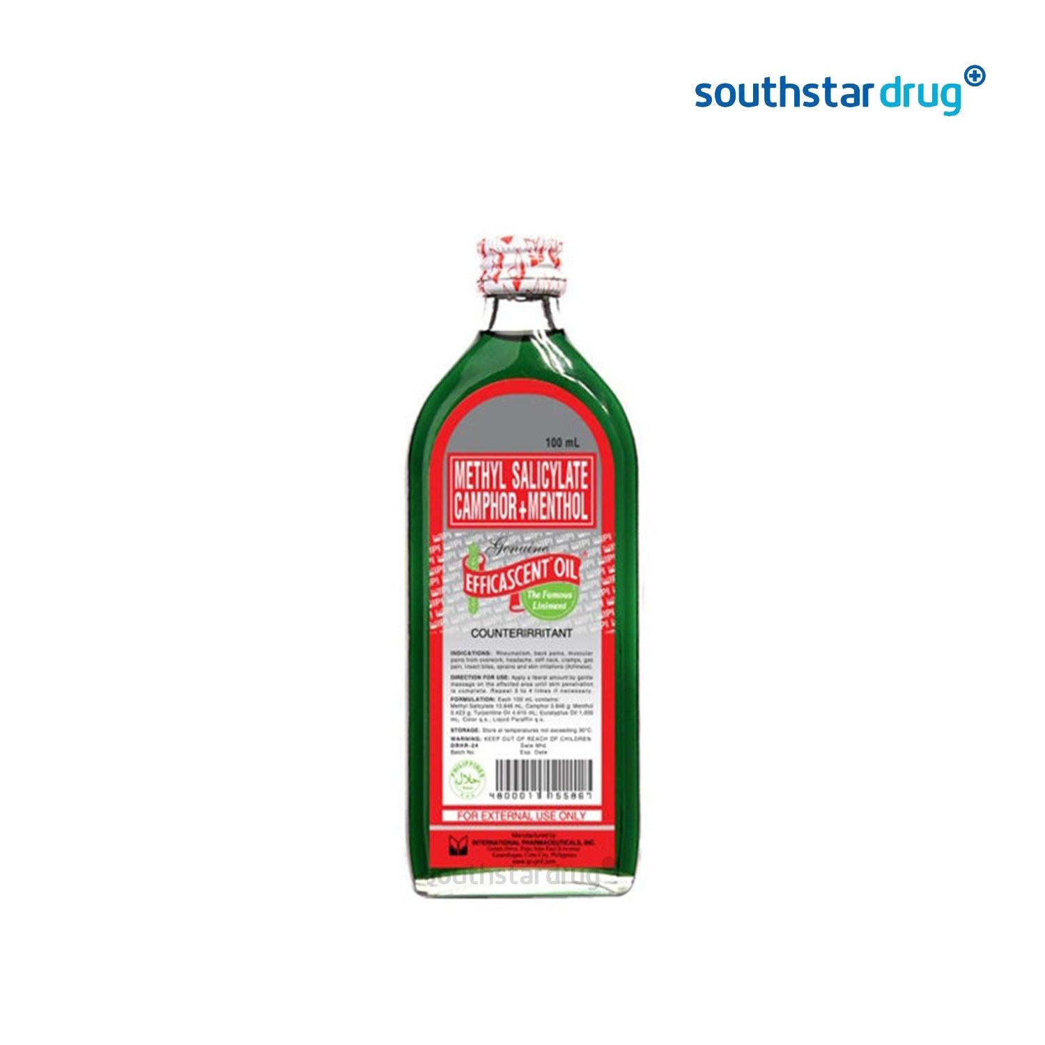 Efficascent Oil 100ml - Southstar Drug