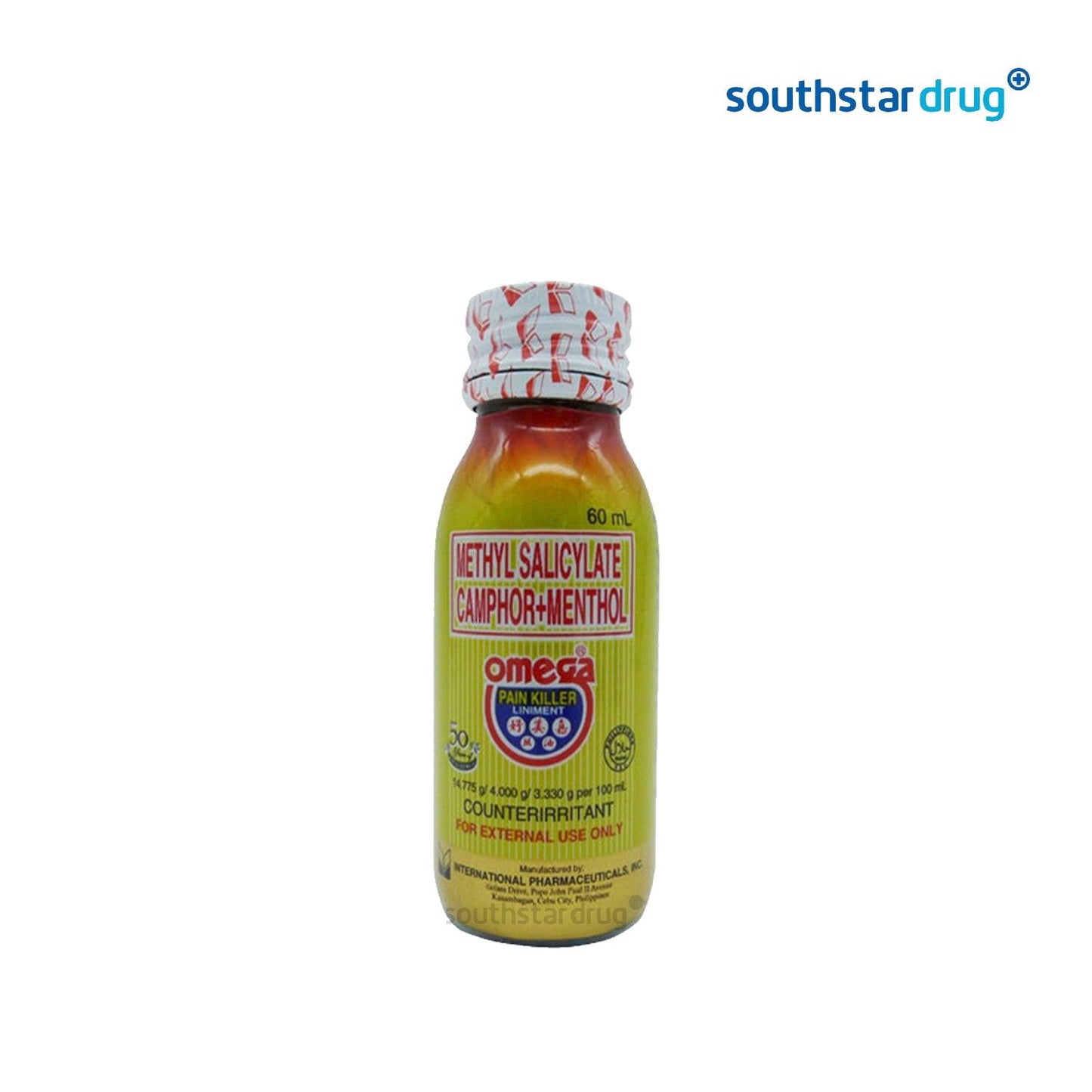 Omega Pain Killer 60ml Liniment - Southstar Drug