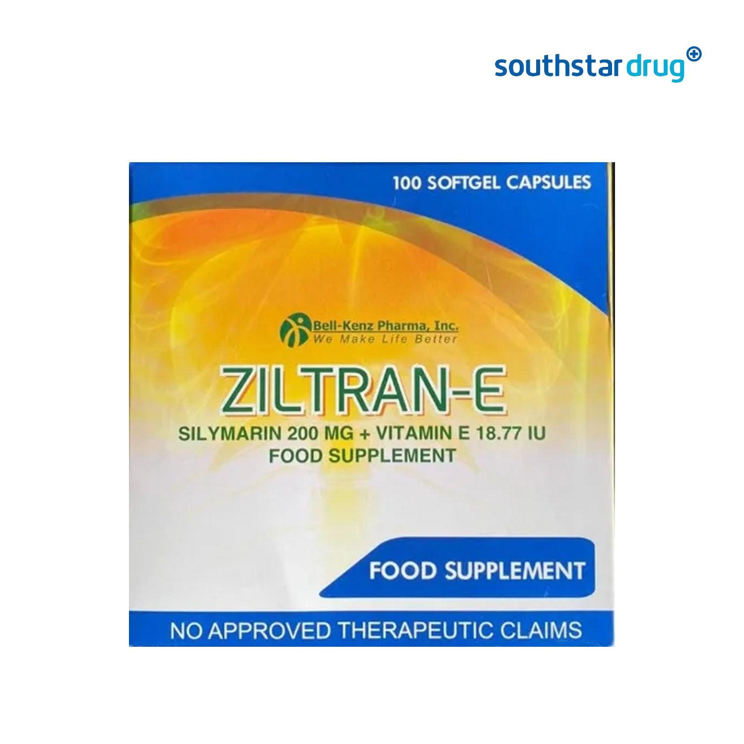 Ziltran E 200mg/18.77IU Capsule - 20s - Southstar Drug