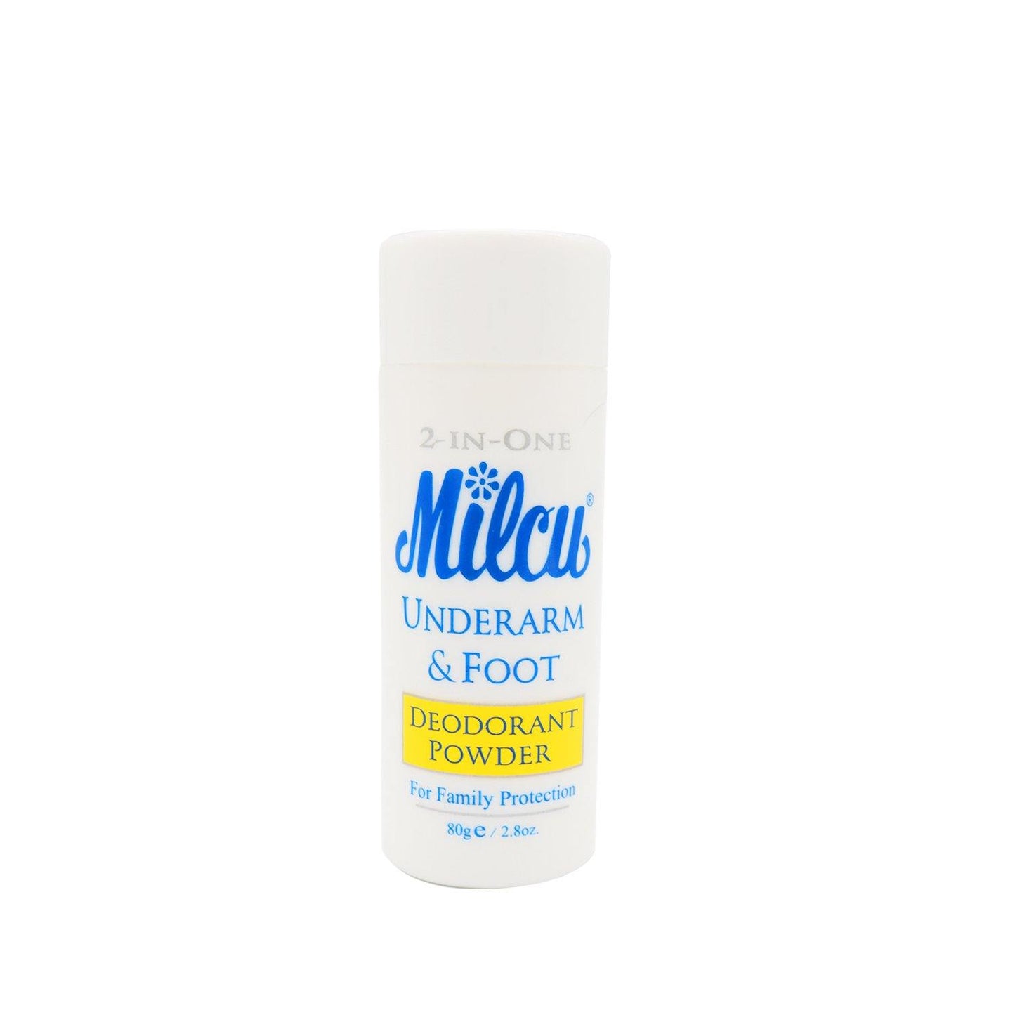 Milcu Underarm & Foot Deodorant Powder 80g - Southstar Drug