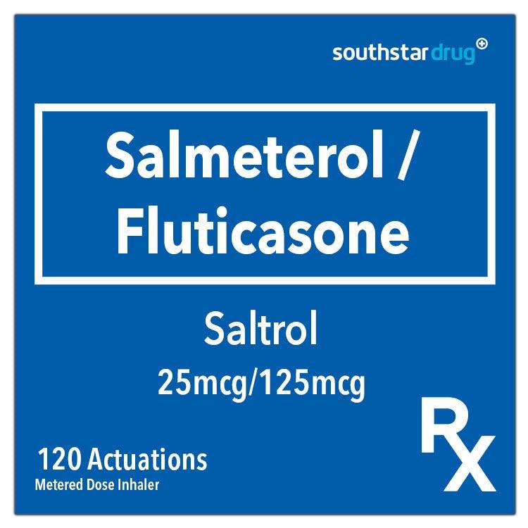 Rx: Saltrol 25mcg/125mcg Metered Dose Inhaler 120 Actuations - Southstar Drug