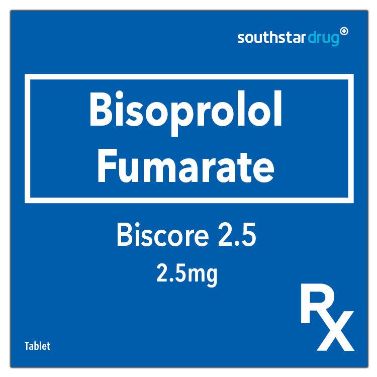 Rx: Biscore 2.5 2.5mg Tablet - Southstar Drug