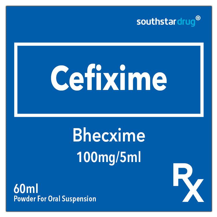 Rx: Bhecxime 100mg/5ml Powder for Oral Suspension 60ml - Southstar Drug