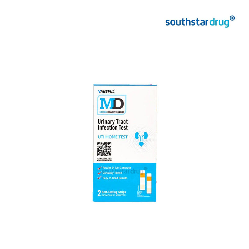 Buy MD Mohs Strips UTI Home Test Kit 2s Online Southstar Drug