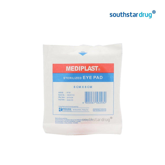 Mediplast Sterilized Eye Pads 6cm x 8cm - Southstar Drug